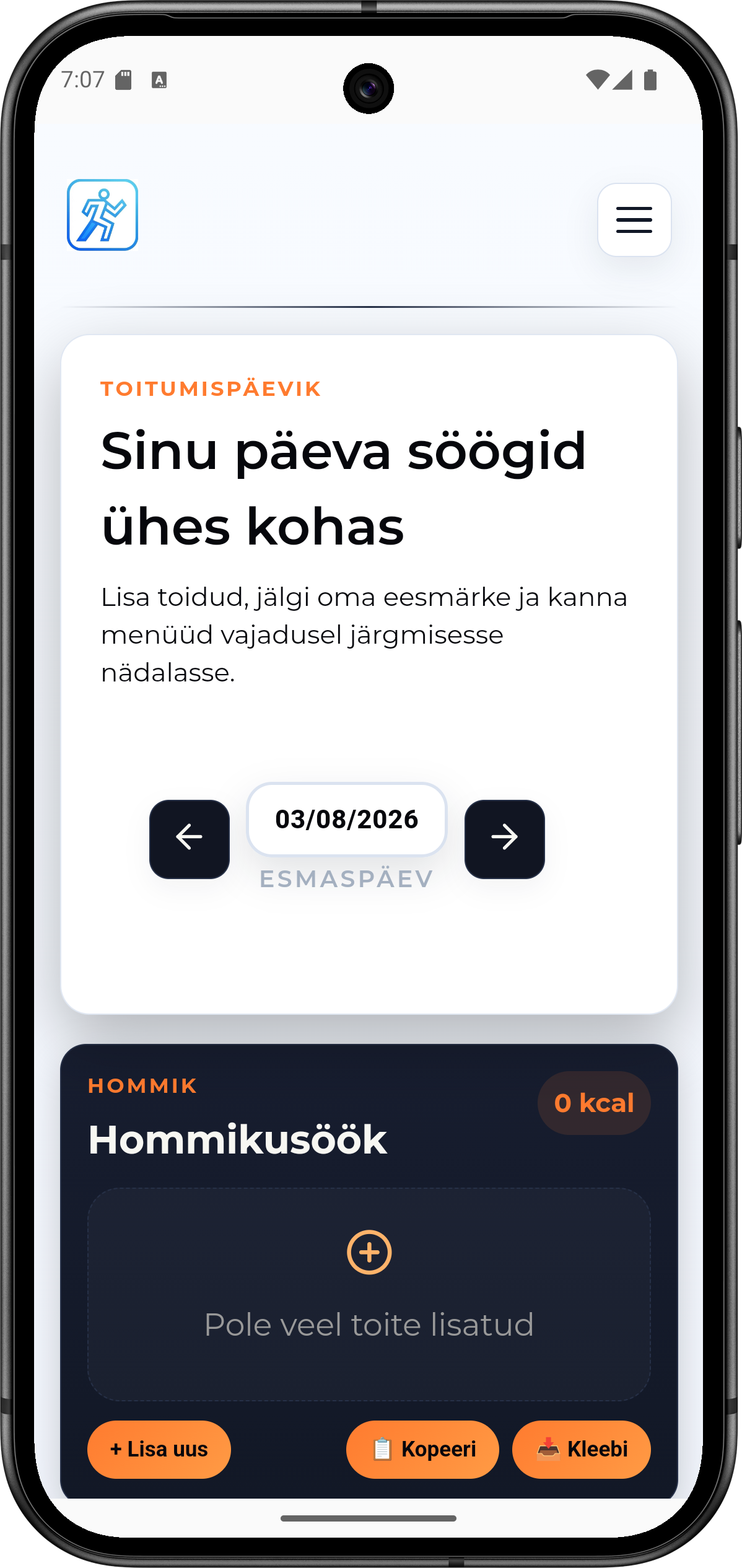 Trackerio mobiilirakendus
